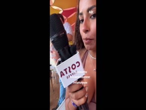 Amber Gill's Cleavage Slip