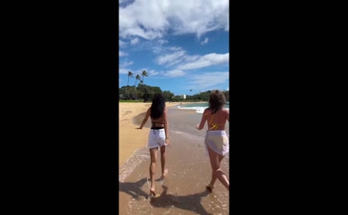Natalie Alyn Lind Bikini Beach Fun