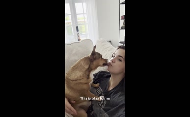 Bailee Madison Doggy Kisses