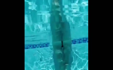 pink_princess_on_sky underwater ass thong