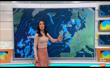 Laura Tobin's Sexy Weather Forecast.