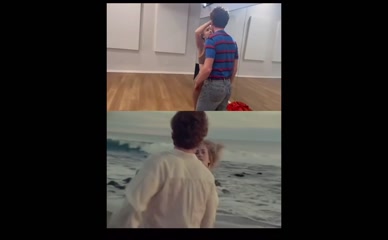 Julianne Hough's Nude Beach Dance Rehearsal