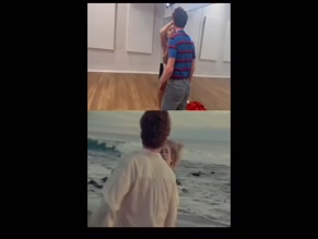 Julianne Hough's Nude Beach Dance Rehearsal