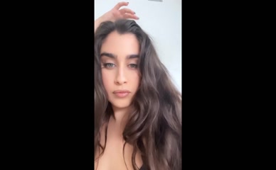 Lauren Jauregui cleavage tease