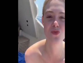 ellefanning bikini boat ride