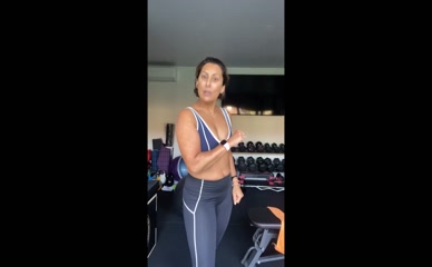 Saira Khan Ass and Tits Workout