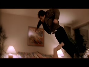Bridgette Wilson accidental breast exposure fight scene