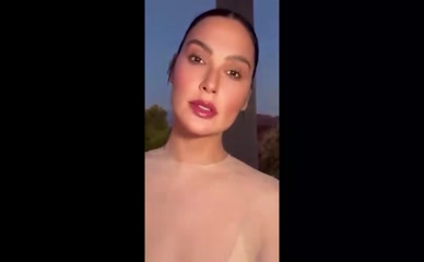 Gal Gadot sheer top nip slip