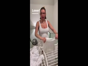 Allie Sherlock Cleavage Laundry