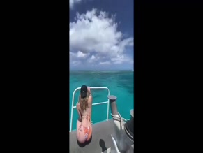 Bridget Williams Ass on Boat