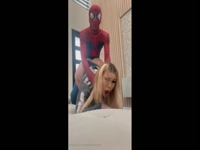 Snowinnhouston DP'd by Spiderman