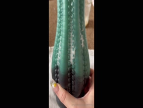 Semiautomatic Android Cleans Tentacle Dildo