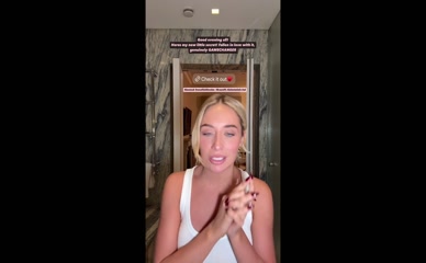 Saffron Barker Bra Reveal