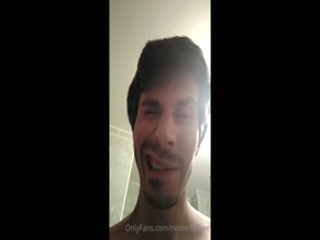 Man making funny faces.