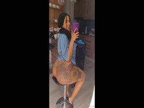 Anita Off: Hot Ass Mirror Selfie Tattooed Thick Thighs