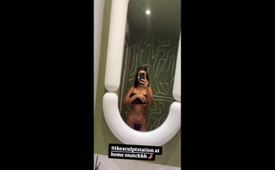Maya Jama bikini mirror selfie.