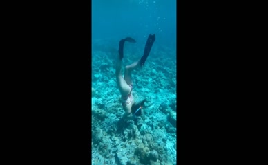 Myleene Klass Underwater Nude Snorkeling