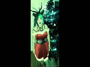 NSFW: Christmas-themed lingerie compilation featuring lauralavender1
