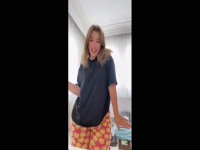 Fatmaakonca dancing in pajama pants