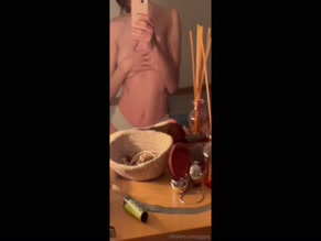 ygggog: Topless mirror selfie