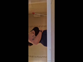littlebrekker's breasts spilling from tight top