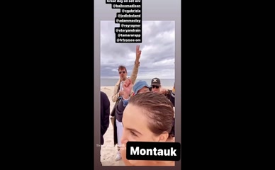 Bailee Madison topless beach fun
