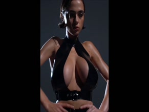 Solomia Maievska Latex Topless Tease