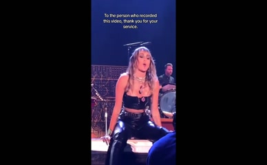 Miley Cyrus Crotch Display