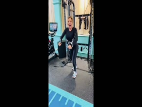 Carol Vorderman Gym Workout Tease