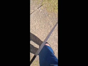 morefrommanu feet in flip-flops POV walk