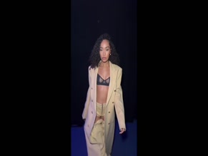 Leigh-Anne Pinnock Sheer Bra Top