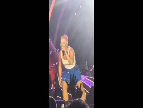 Pink nip slip.