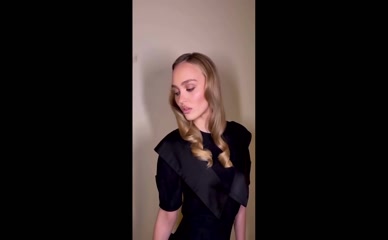 Lily-Rose Depp nipples visible through sheer top