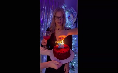 Tihomirova Natali Birthday Cleavage