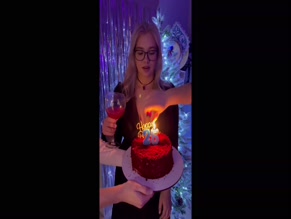 Tihomirova Natali Birthday Cleavage