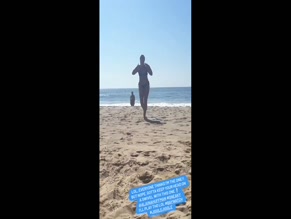 Vanessa Cater bikini beach dance.