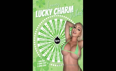 Lacieheartvip Lucky Charm Wheel Nude Bikini Promotion