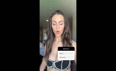 Victoria Justice Topless Hat Poll