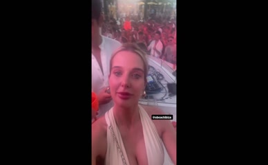 Helen Flanagan cleavage party.