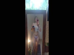 crisalida32 mirror selfie lingerie tease
