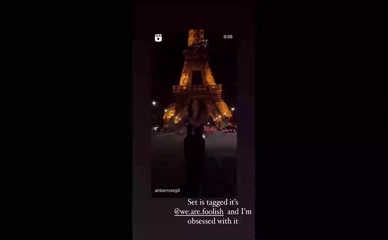Amber Gill Eiffel Tower Dance