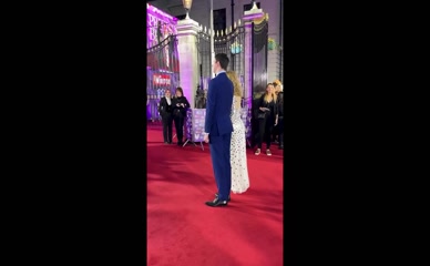 Carol Vorderman's Cleavage-Baring Dress at Pride of Britain Awards