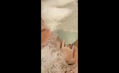 Chaudenaturelle75000 Torso and groin hidden by bath bubbles