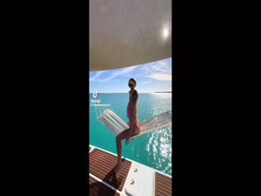 Alisha Lehmann bikini boat ride