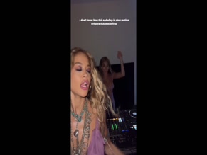 Rita Ora nipple slip.