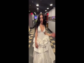 Charli XCX Tits Slip Dress Dance