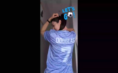 Jane Douglas Ass Tease Soccer Jersey