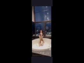 Yagmur Imek nude bathtub display