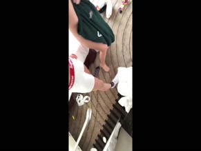 Ashley Benson topless hotel room video.