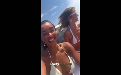 siangabbidon bikini boat sunbathing